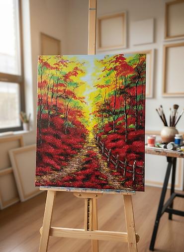 корейский акрил: Картины ручной работы.Холст,масло,акрил,лак.64/44 — 1