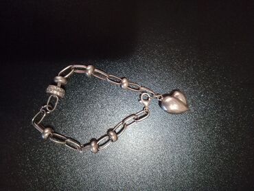 set satova muski i zenski: Chain bracelet, Handmade, Material: Silver