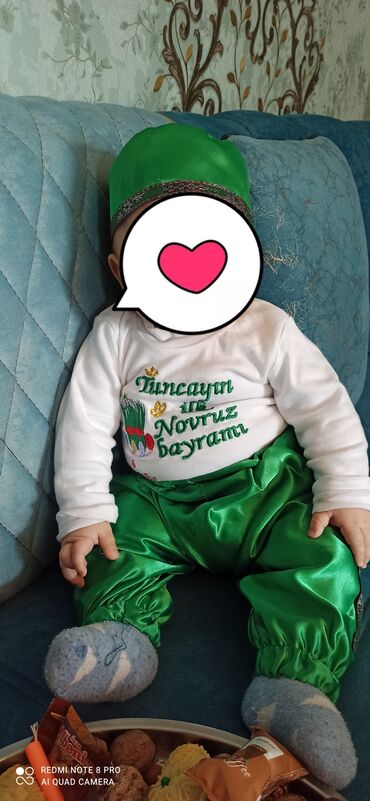 uşaqlar üçün hərbi geyim: 6 - 9 мес.