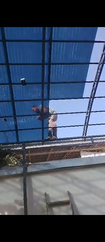 Навесы: Кованый навес/арочная кровля для двора - Каркас: прочная сварная — 16