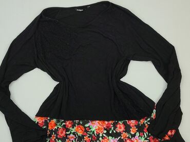 bluzki wiązany dekolt: Blouse, Desigual, L (EU 40), condition - Very good