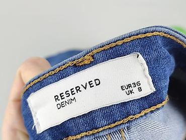 dzwony reserved: Denim, Jeansy damskie, rozmiar S — 4