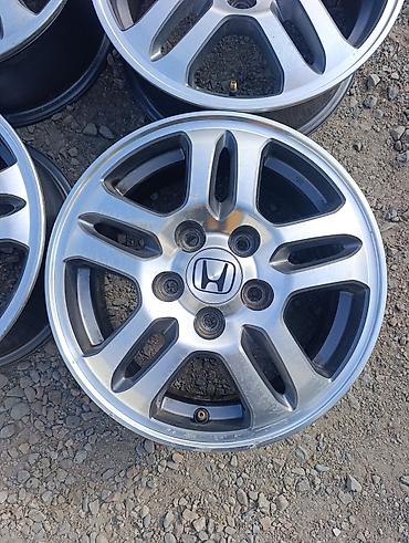 Диски: Литые Диски R 15 Honda, Комплект, отверстий - 5, Б/у — 6