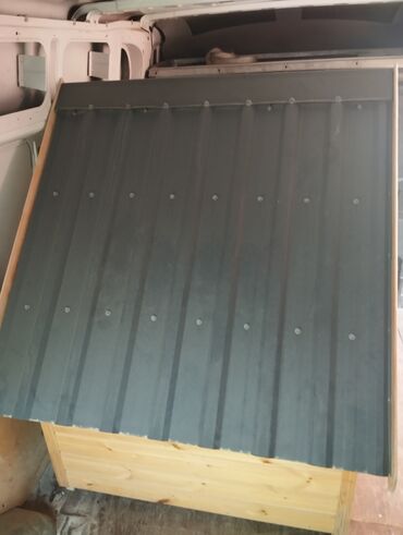 Yuvalar: Taxta it evi - Material: təbii ağacdan yığılma, iç və çöl səthləri — 10