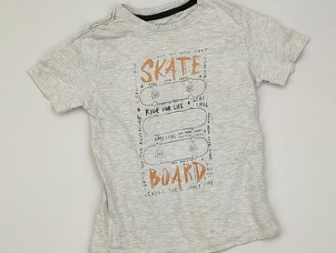 szara koszulka: Koszulka, Carry, 7 lat, 116-122 cm, stan - Dobry