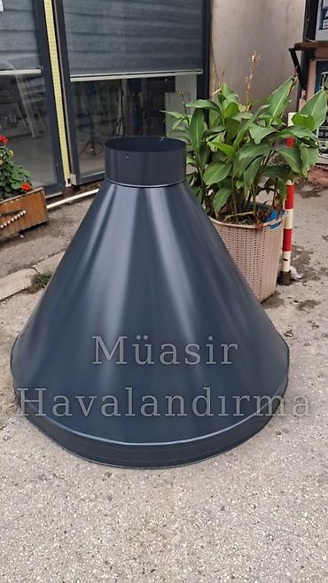 🔥 MÜASİR HAVALANDIRMA — BOYALI TƏNDİR ZONTLARI Təndir, manqal və