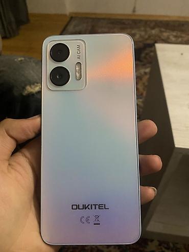 telefon planset: OUKITEL smartfon 128 yaddas 8ram karobkasi var resmi alış çeki var — 4