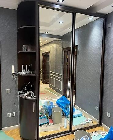 İşlənmiş, 3 qapılı, Güzgülü, Qəhvəyi, Kupe, Düz dolab