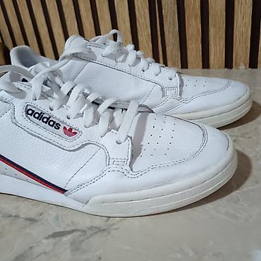 planika sebago cipele: Adidas Originals Continental 80 – bele kožne patike, broj 44,5 ug — 4