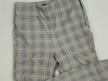 orsay spodnie woskowane czarne: Zara, Material trousers for women, size M