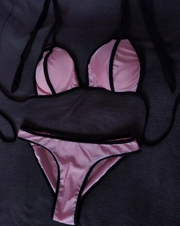 kupaći kostimi za punije dame: S (EU 36), M (EU 38), Single-colored, color - Pink