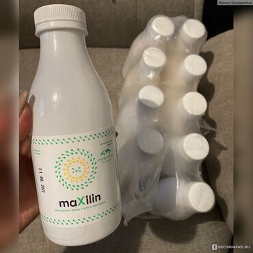 Молочные продукты и яйца: Максилин-кисломолочный продукт из натурального молока в виде
