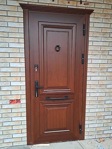 fasad panel: Klassik dizaynlı dəmir qapılar - Material: qalın metal konstruksiya — 4