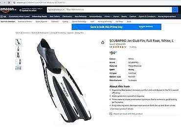 Vodeni sportovi: Plivačke/peraja za ronjenje U.S. Divers Proflex - Model: U.S. Divers — 5