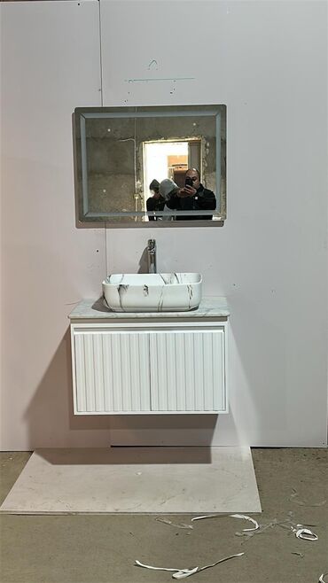 Moydadırlar: Hamam mebeli və lavabo dəstləri - Müasir dizayn: mərmər teksturalı -da lalafo.az — 56 Moydadırlar: Hamam mebeli və lavabo dəstləri - Müasir dizayn: mərmər teksturalı — 56