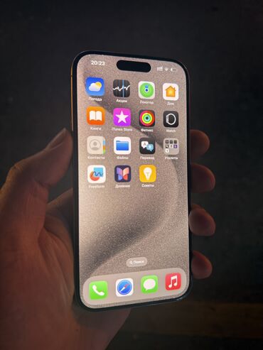 Apple iPhone: IPhone 15 Pro, 256 GB, Natural Titanium, Face ID