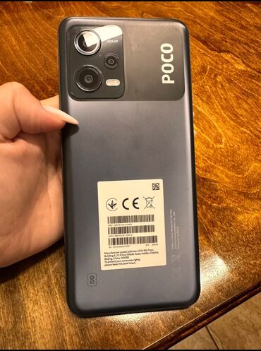 doogee x5: Poco X5 5G, Колдонулган, 256 ГБ, түсү - Кара, 2 SIM