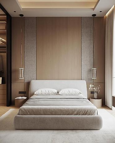 Фасадные 3D панели: Настенные декоративные панели и ТВ-зоны под ключ - Современные — 37