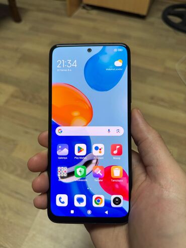 Xiaomi: Xiaomi Redmi Note 11, 128 GB, rəng - Boz, 
 Barmaq izi, Face ID