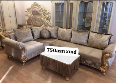 Divan və kreslo dəstləri: Künc divan, Jurnal masası