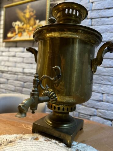 samovar altı podnos: Б/у Дровяной Самовар, 7 л, Самовывоз