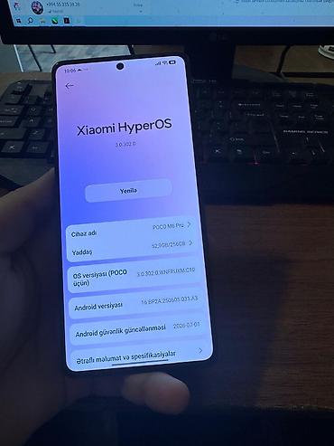 poco c51: Poco M6 Pro, 256 GB, rəng - Qara, Sensor — 5