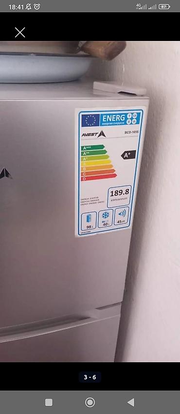 mini refrigerator: Холодильник AVEST BCD-165S, серебристый, с верхней морозильной — 2