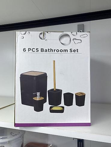 bath: Набор аксессуаров для ванной комнаты — 6 предметов (6 PCS Bathroom — 3