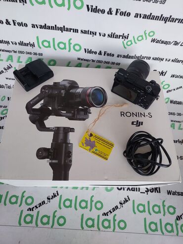 Videokameralar: Sony A6300/50mm F1.8 +Ronin S. Tam kamplekt satışda Orxan_Şəki Avropa