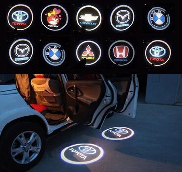 значки на авто: Светодиодный световой проектор для двери автомобиля с разным