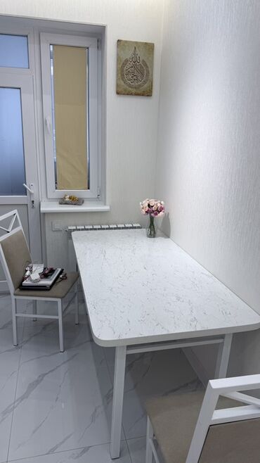 кухонные столы стеклянные: Ашкана үстөлү жана отургуч, Колдонулган