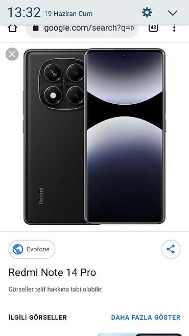 note 12: XIAOMI REDMI NOTE 14 PRO TÜRKIYE CIHAZI ÖZELLIKLER Ekran: 6.67" — 1