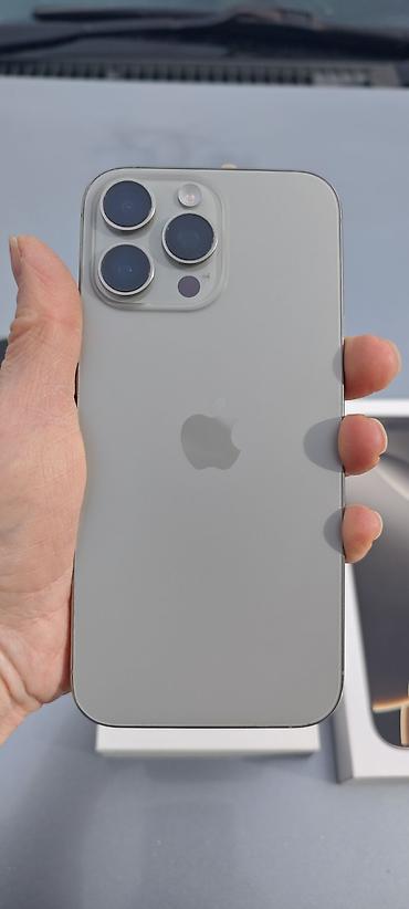 Apple iPhone: IPhone 16 Pro Max, Б/у, 512 ГБ, Natural Titanium, Коробка, 94 % — 3