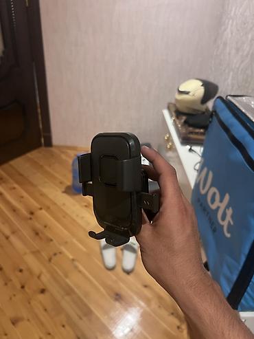 dord goz: Velosiped/Motosiklet üçün telefon tutacağı - Rəng: qara - Sükan — 2
