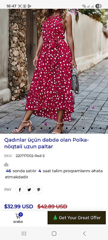kohnə sifer: Qadınlar üçün dəbdə olan polka-nöqtəli uzun paltar yeni kimidir 2 ce — 4