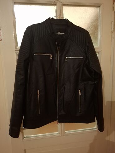 женские кожаные длинные перчатки: Мужская куртка, Кожаная, Осенняя, L