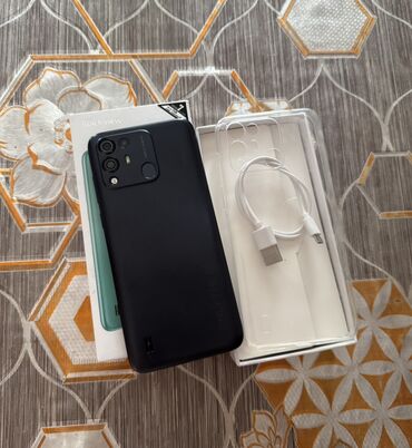 телефон fly cirrus 6: Tecno Spark 10 4G, 64 GB, rəng - Qara, Zəmanət, Sensor, Barmaq izi