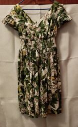 Gündəlik donlar: Usag paltarı – tropik naxışlı - Model: Yüngül, yaylıq/bohem tərzli