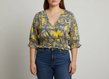 bluzki z błyszczącą nitką: Gina Tricot, Women`s top, size XL