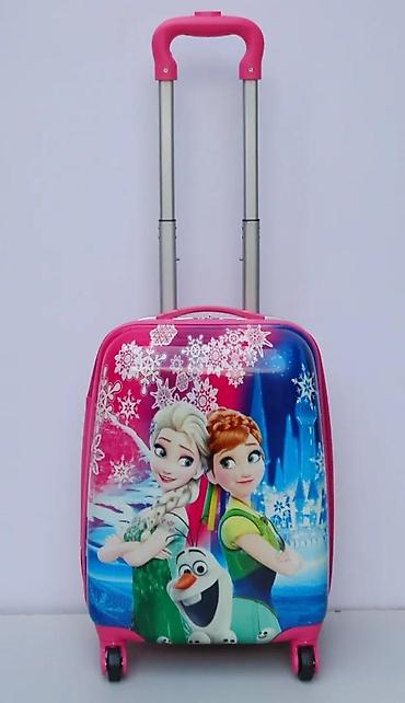 Rančevi, torbe i koferi: Dečji kofer na točkiće – motiv animiranog filma Frozen - Tvrda — 11