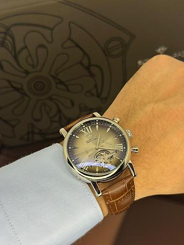 meta eynək: Patek Philippe klassik kişi qol saatı - Korpus: cilalanmış metal — 8