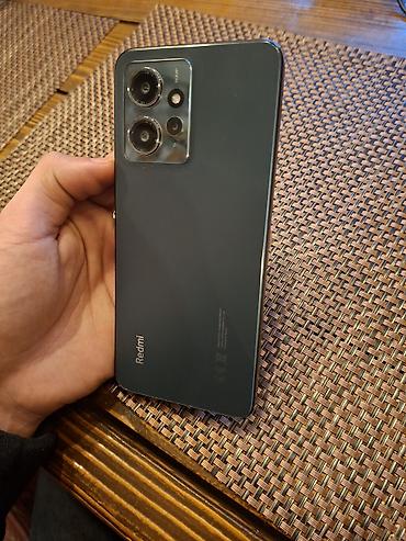 redmi note 20: Redmi Note 12, 128 GB, rəng - Qara, Barmaq izi — 2