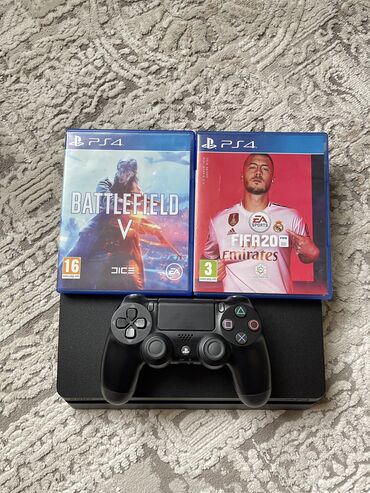 PS4 (Sony PlayStation 4): Продаю PS4 slim 500gb 3 ревизия, в хорошем состоянии Не прошитый, в