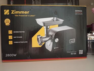 Soyuducular: Ət çəkən maşın Zimmer, 2800 Vt, Revers ilə, Yeni