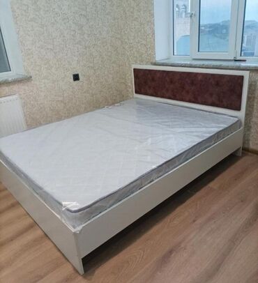 кровать баку: Новый, Двуспальная кровать, Без подьемного механизма, С матрасом, Без выдвижных ящиков, Азербайджан