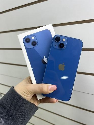 aiphone 11: IPhone 13, Б/у, 128 ГБ, Синий, Коробка, 79 % — 1