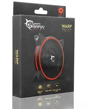 Rashladni sistemi: White Shark WARP – 120 mm ventilator za kućište sa crvenim LED — 1