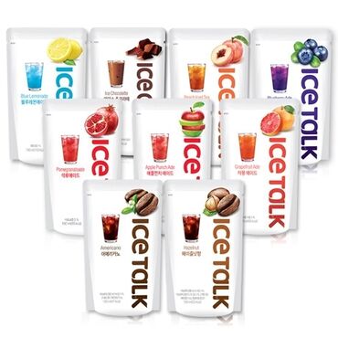 корейские продукты: ICE TALK | те самые корейские соки, которые можно пить со льдом в