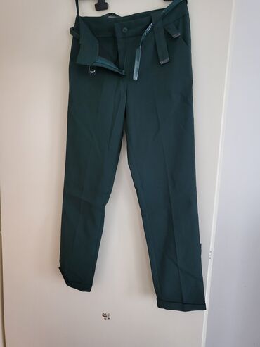 zenske pantalone h m: S (EU 36), Visok struk, Ravne nogavice