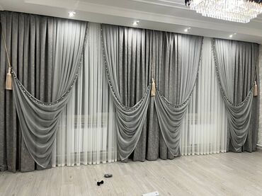 Шторы и занавески: Шторы под ключ на любой вкус!! Шикарные шторы из плотных струящихся — 9